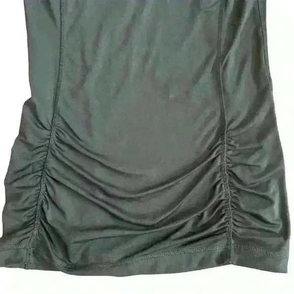 Zella Women’s Cowl Neck Ruched Athletic Top Black Size XS - Picture 5 of 9